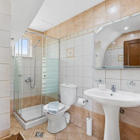 Sea View Villa Manolis With Private Pool Near The Beach Kalyves Buitenkant foto