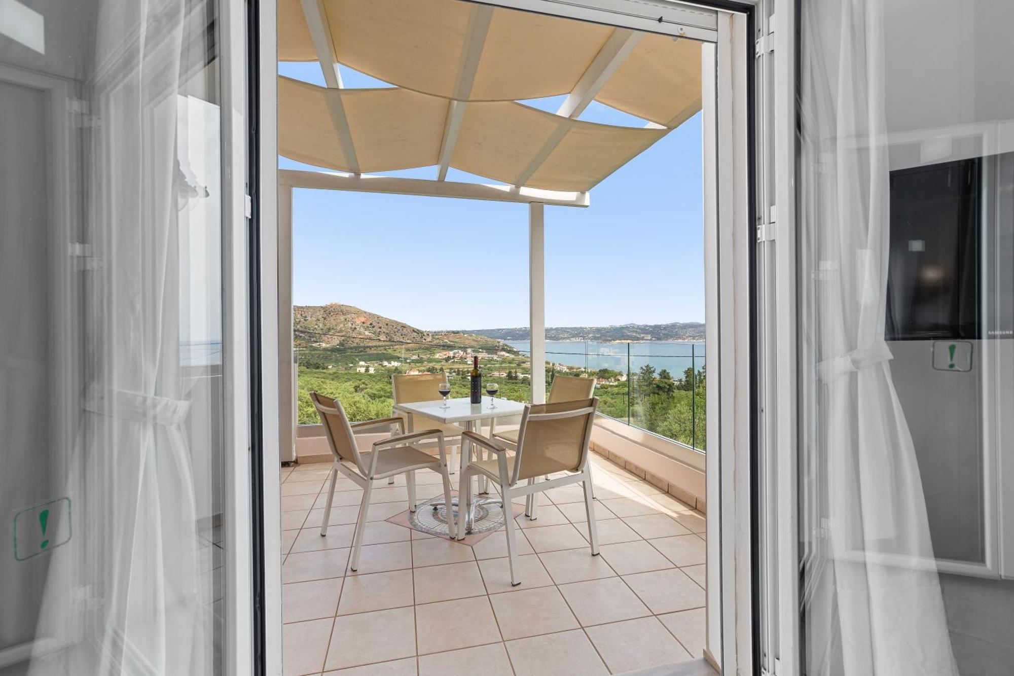 Вилла Sea View Manolis With Private Pool Near The Каливес